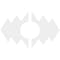 Ekena Millwork Zoe Architectural Grade PVC Ceiling Medallion, 10"W x 6 5/8"H x 3"ID x 3"C x 1"P, Two-Piece CMP10X6ZE2-03000 - alternate 3